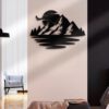 Nature-Landscape-Sea-Sunset-Mountains-Metal-Wall-Art-LED-Light-7