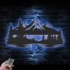 Nature-Mountain-Forest-Metal-Wall-Art-LED-Light-8