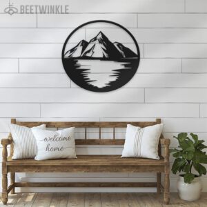 Nature-Mountain-Lake-Life-Metal-Wall-Art-LED-Light-10