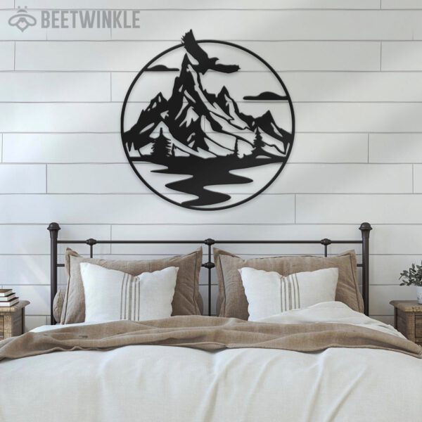 Nature-Mountain-Lake-Life-Metal-Wall-Art-LED-Light-15