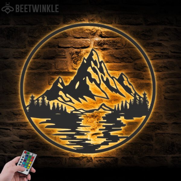 Nature-Mountain-Metal-Wall-Art-LED-Light-3-1