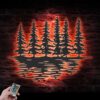 Nature-Wispy-Pine-Tree-Lake-Metal-Wall-Art-LED-Light-2