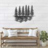 Nature-Wispy-Pine-Tree-Lake-Metal-Wall-Art-LED-Light-6