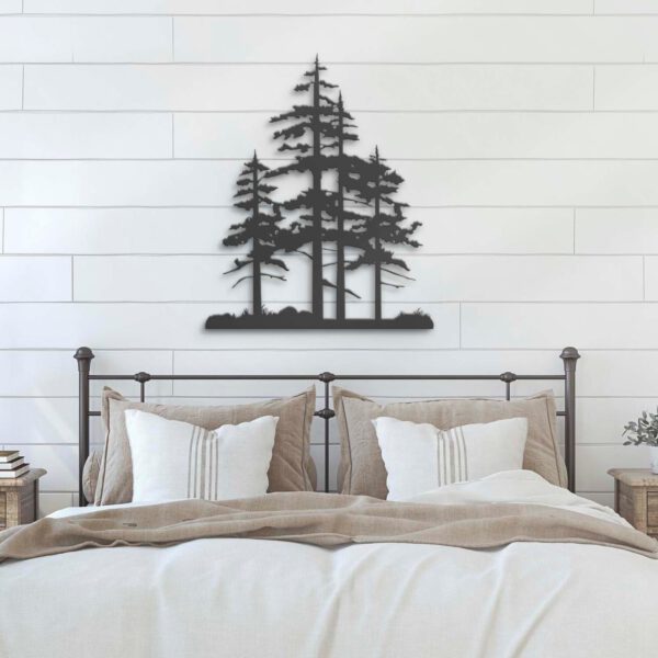 Nature-Wispy-Pine-Tree-Metal-Wall-Art-LED-Light-7-2