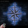 Nautical-Compass-Metal-Wall-Art-LED-Light-1