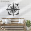 Nautical-Compass-Metal-Wall-Art-LED-Light-2