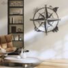 Nautical-Compass-Metal-Wall-Art-LED-Light-6