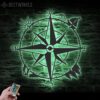 Nautical-Compass-Metal-Wall-Art-LED-Light-8