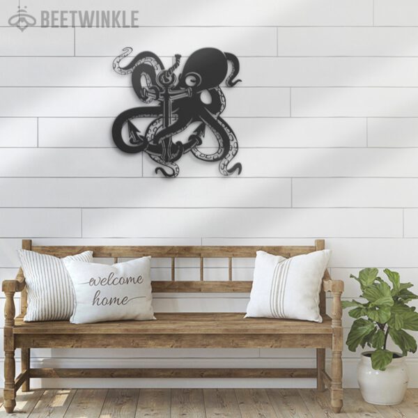 Octopus-And-Anchor-Metal-Wall-Art-LED-Light-3