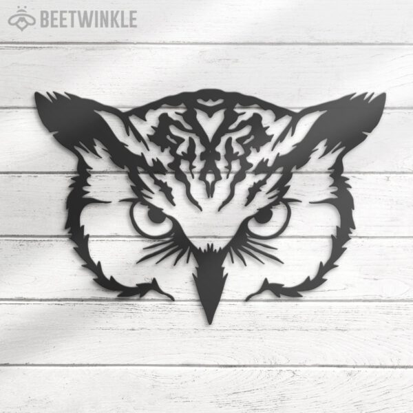 Owl-Metal-Wall-Art-with-LED-Light-4