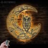 Owl-On-The-Moon-Metal-Wall-Art-with-LED-Light-7