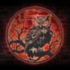 Owl-On-the-Branch-Metal-Wall-Art-with-LED-Light-1