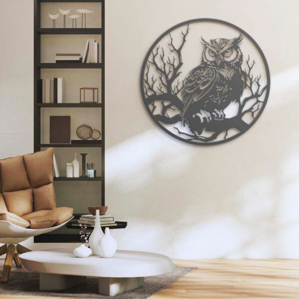 Owl-On-the-Branch-Metal-Wall-Art-with-LED-Light-6-1