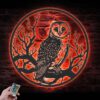 Owl-On-the-Branch-Metal-Wall-Art-with-LED-Light-7