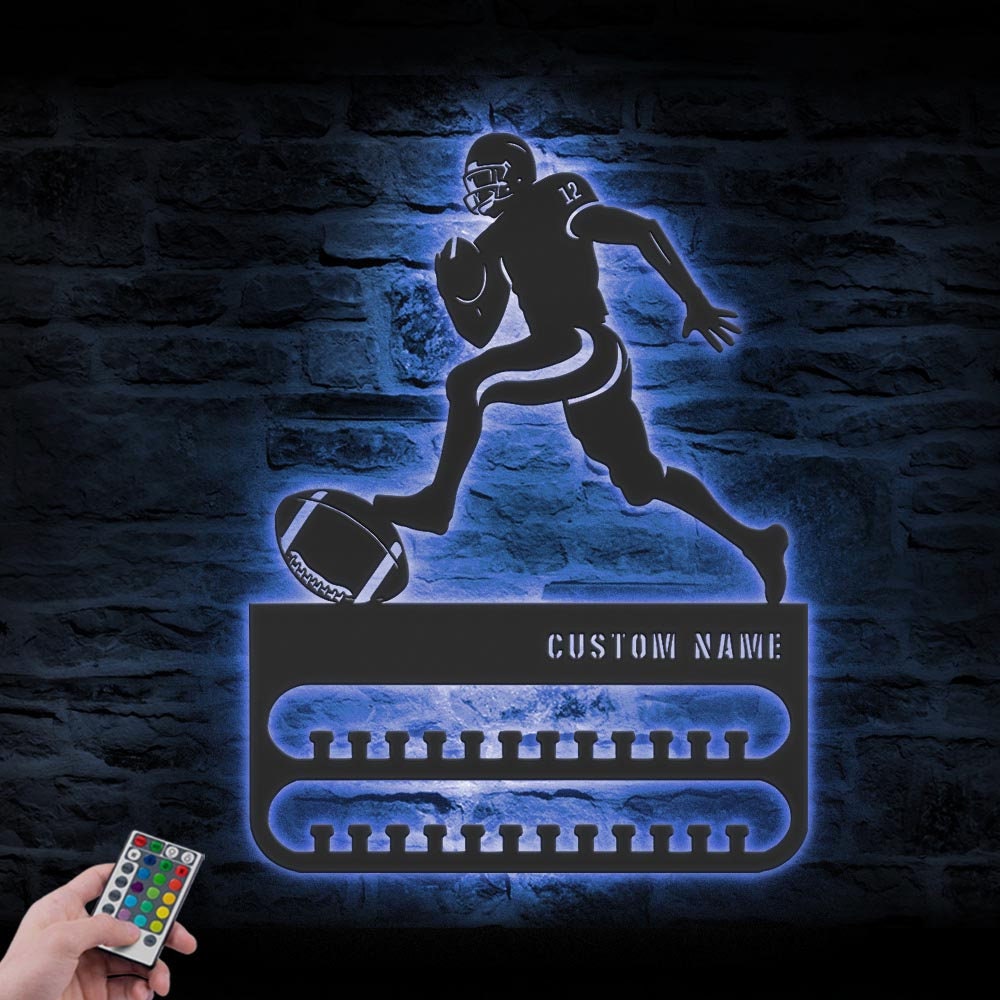 Personalize-American-Football-Player-Medal-Hanger-With-Led-Light_2