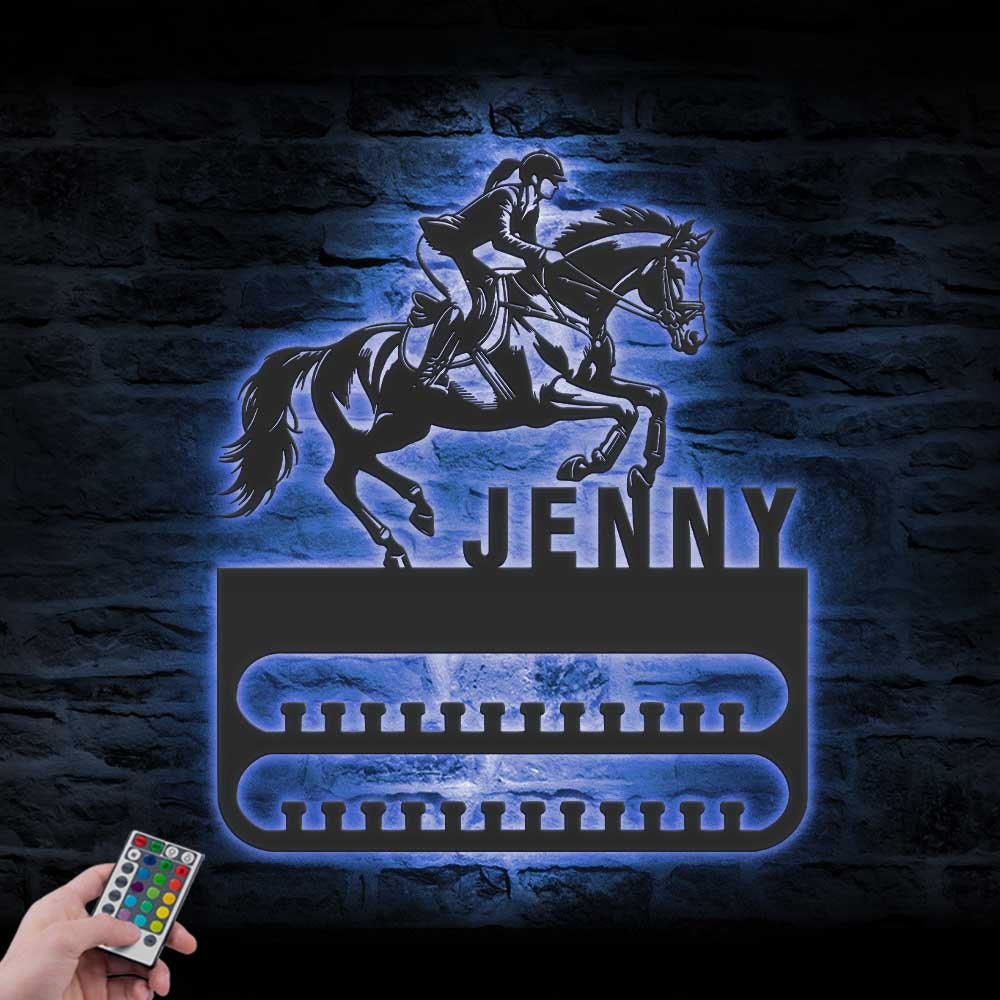 Personalize-Jumping-Horse-Medal-Hanger-With-Led-Light_5