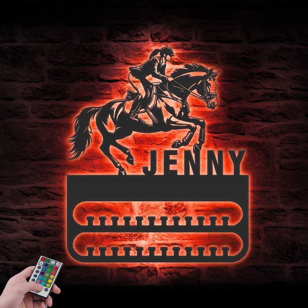 Personalize-Jumping-Horse-Medal-Hanger-With-Led-Light_6