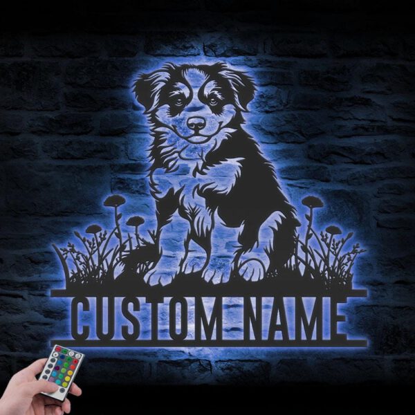 Personalized-Baby-Australian-Shepherd-Metal-Wall-Art-LED-Light_5