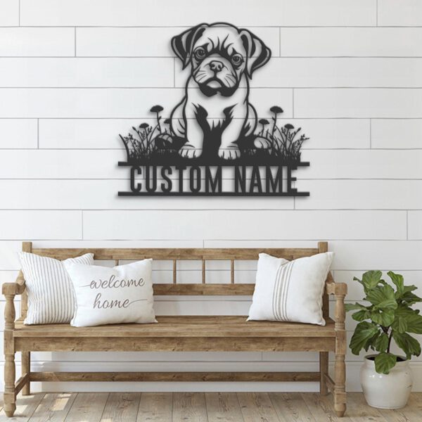 Personalized-Baby-Bulldog-Metal-Wall-Art-LED-Light_3