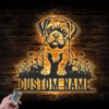 Personalized-Baby-Bulldog-Metal-Wall-Art-LED-Light_7