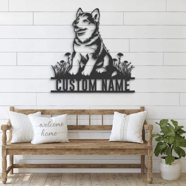 Personalized-Baby-Husky-Metal-Wall-Art-LED_2