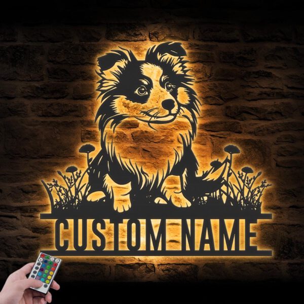 Personalized-Baby-Shetland-Sheepdog-Metal-Wall-Art-LED-Light_7