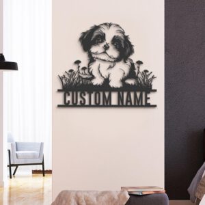 Personalized-Baby-Shih-Tzu-Metal-Wall-Art-LED_1