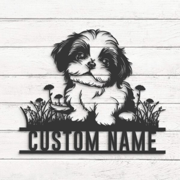 Personalized-Baby-Shih-Tzu-Metal-Wall-Art-LED_7