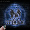 Personalized-BullDog-Metal-Wall-Art-LED-Light_2