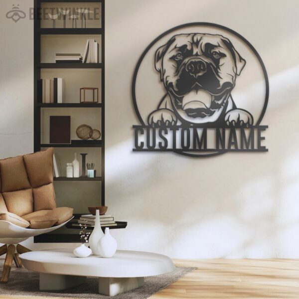 Personalized-Bullmastiff-Metal-Wall-Art-LED-Light_4