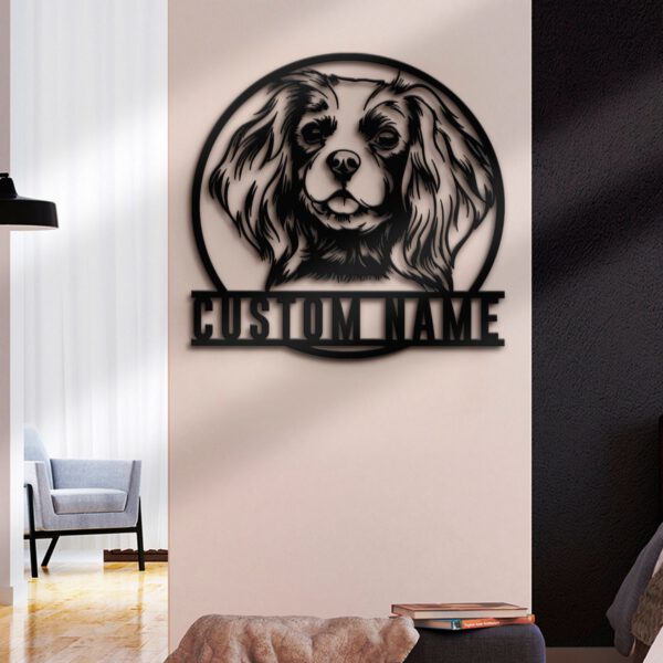 Personalized-Cavalier-King-Charles-Spaniel-Metal-Wall-Art-LED-Light_7