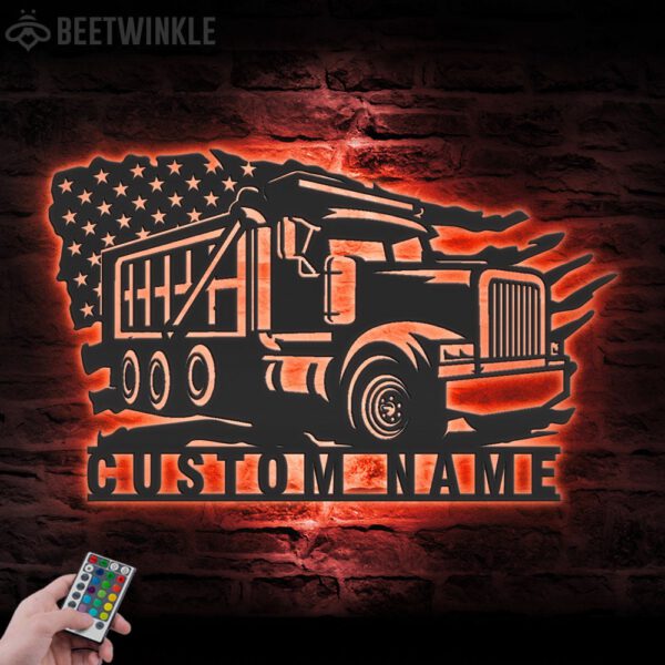 Personalized-Drump-Truck-Driver-Metal-Wall-Art-LED-Light-For-Dad_3