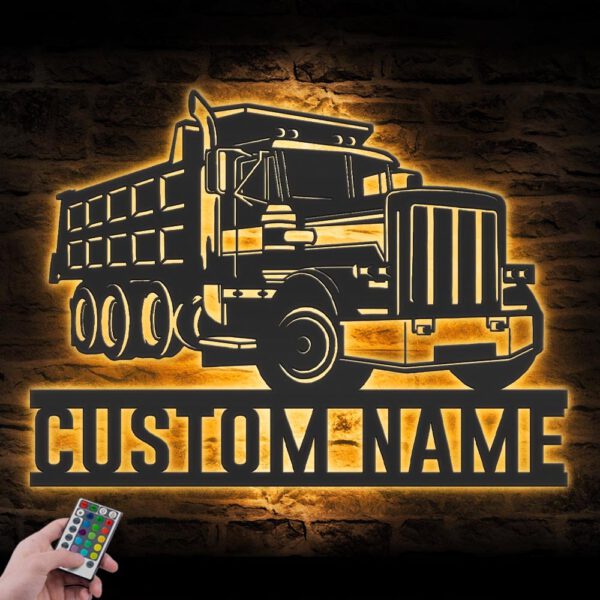 Personalized-Drump-Truck-Driver-Metal-Wall-Art-LED_8