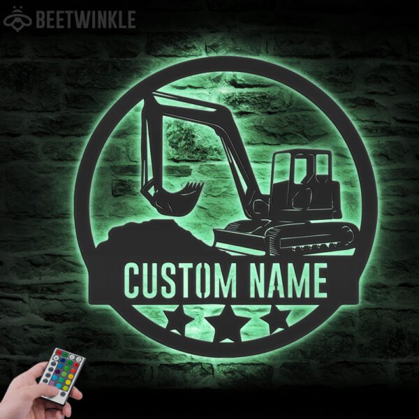 Personalized-Excavator-Driver-Metal-Wall-Art-LED-Light_4