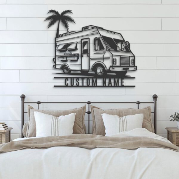 Personalized-Fast-Food-Truck-Metal-Wall-Art-LED-Light-For-Dad_2