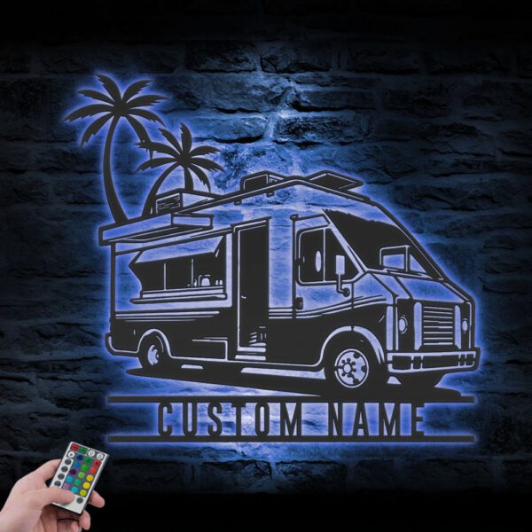 Personalized-Fast-Food-Truck-Metal-Wall-Art-LED_6