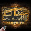 Personalized-Fast-Food-Truck-US-Flag-Metal-Wall-Art-LED-Light-For-Dad_5