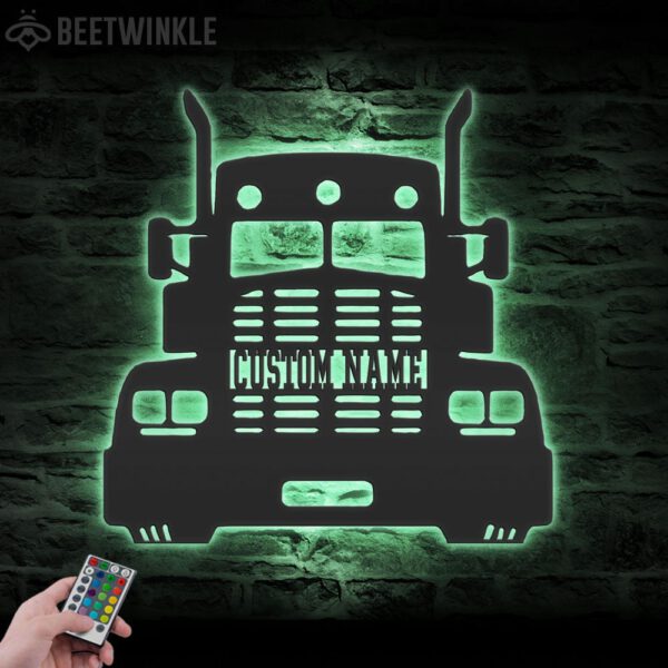 Personalized-Semi-Truck-Driver-Metal-Wall-Art-With-LED-Light_8