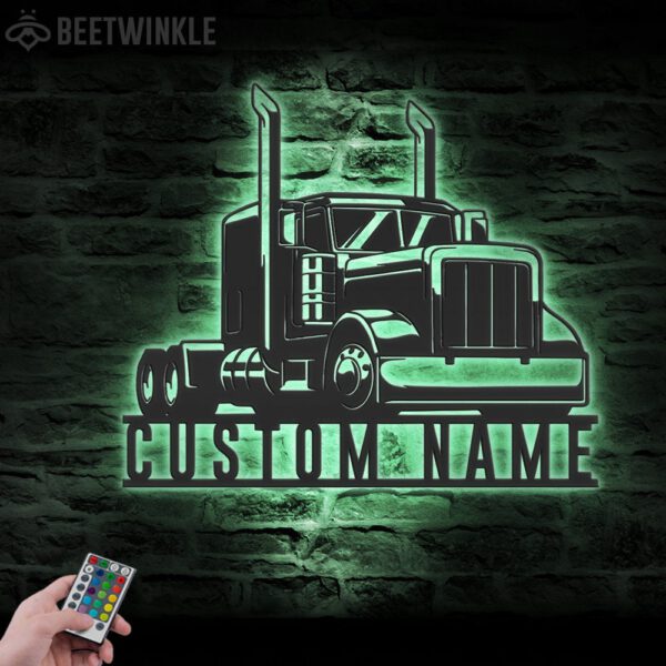 Personalized-Semi-Truck-Driver-Metal-Wall-Art-With-LED_1