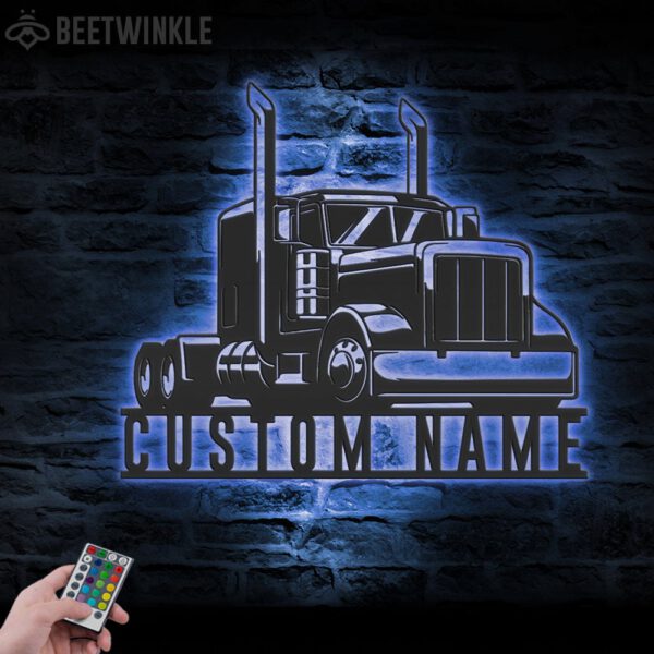 Personalized-Semi-Truck-Driver-Metal-Wall-Art-With-LED_2