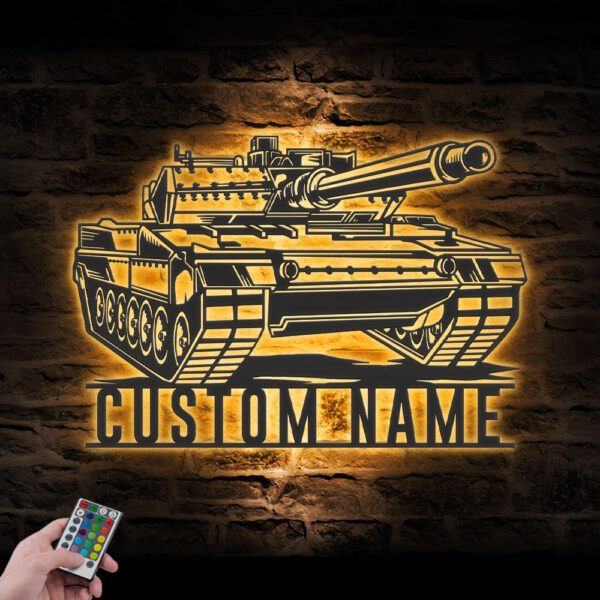 Personalized-Soldier-Military-Tank-Metal-Wall-Art-With-LED-Light_5