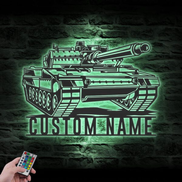 Personalized-Soldier-Military-Tank-Metal-Wall-Art-With-LED-Light_6