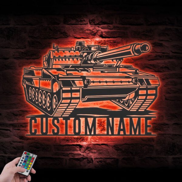 Personalized-Soldier-Military-Tank-Metal-Wall-Art-With-LED-Light_8