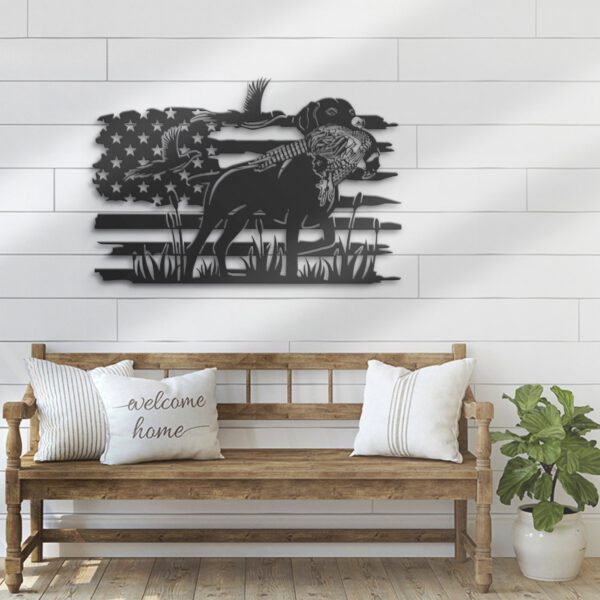 Pheasant-Vizsla-Dog-Hunting-Metal-Wall-Art-LED-Light_2