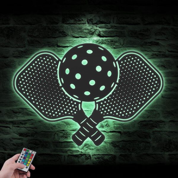 Pickleball-Metal-Wall-Art-LED-Light-6