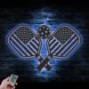 Pickleball-US-Flag-Metal-Wall-Art-LED-Light-3