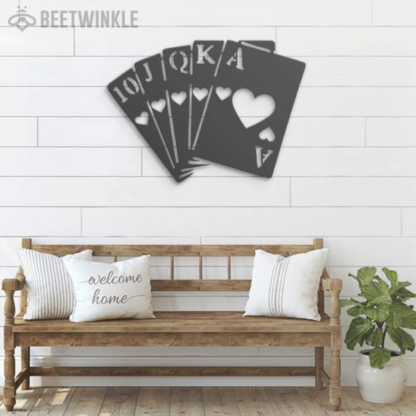 Poker-Cards-Casino-Metal-Wall-Art-LED-Light-8