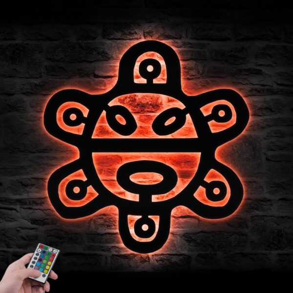 Puerto-Rico-Taino-Sun-Sol-God-Symbol-Metal-Wall-Art-LED-Light-4