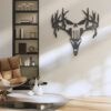 Punisher-Skull-Deer-Hunting-Metal-Wall-Art-LED-Light