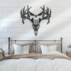 Punisher-Skull-Deer-Hunting-Metal-Wall-Art-LED-Light-2